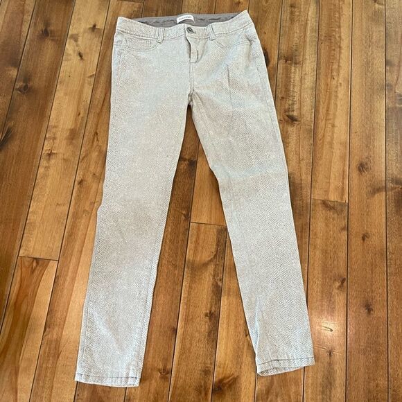 Calvin Klein Snake skin print denim jeans - Picture 2 of 9